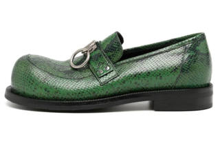 Martine Rose bulb-toe ring loafers
