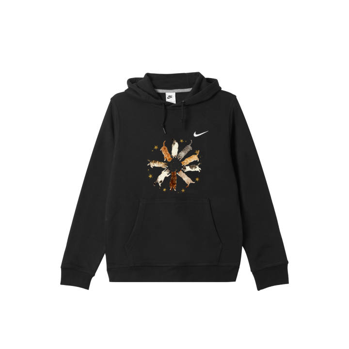Nike Nike Sweatshirts Men's Black Hooded Moderate