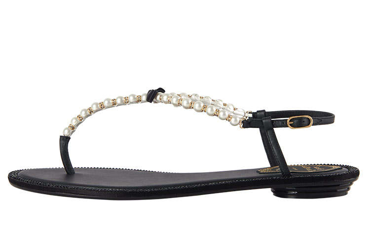 RENE CAOVILLA Eliza Sandal Women's Black