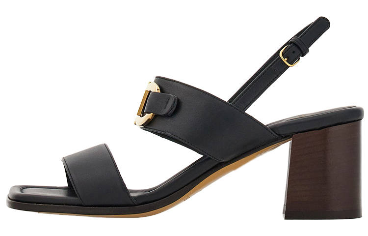 Ferragamo FERRAGAMO 55mm Gancini-buckle Leather Sandals