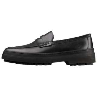 A.P.C Clem 2.0 Leather Loafers Women's Black