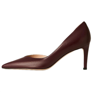 KITON Sheepskin Slim Heel High Heels 7cm Women's Red
