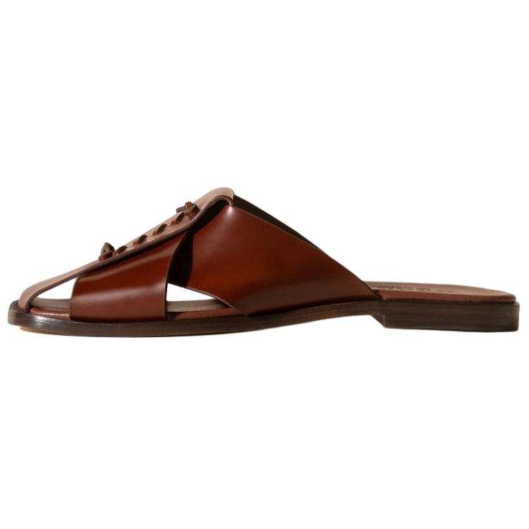 Hereu Closed Toe Slippers Men's Brown