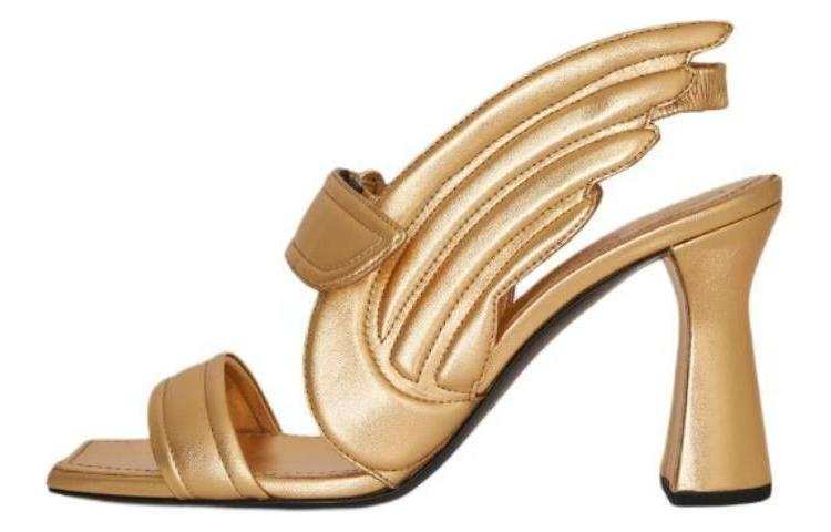 ETRO Pegaso Quilted Slingback Sandals