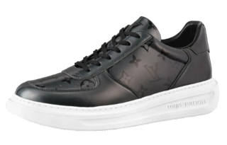 LOUIS VUITTON Beverly Hills Stylish Skateboarding Shoes Men's Black