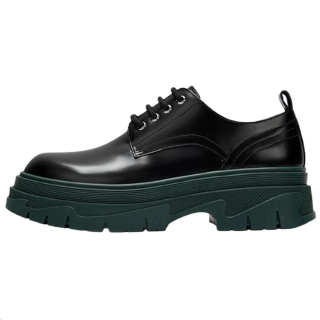DEGAIA Cow Leather Casual Shoes Men's Black
