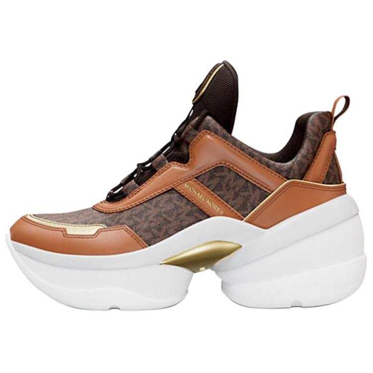 MICHAEL KORS Olympia Low top Casual Shoes Women's Brown