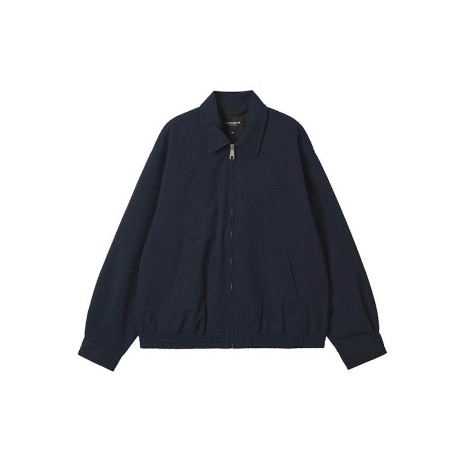Carhartt WIP Jackets Men's NYX/Army Blue Lapel Moderate Other