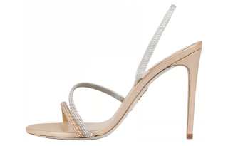 RENE CAOVILLA One Strap Sandals 10.5cm Women's Silver