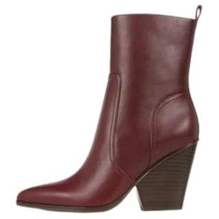 Veronica Beard Leather Ankle Boots Women's Brown