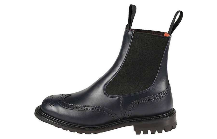 Tricker's Silvia Perforated Ankle Boots