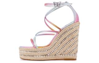 Sophia Webster One Strap Sandals Women's Silver Pink