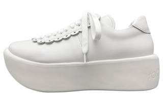 Tokyo Bopper Leather Low top Skateboard Shoes 5cm Women's White