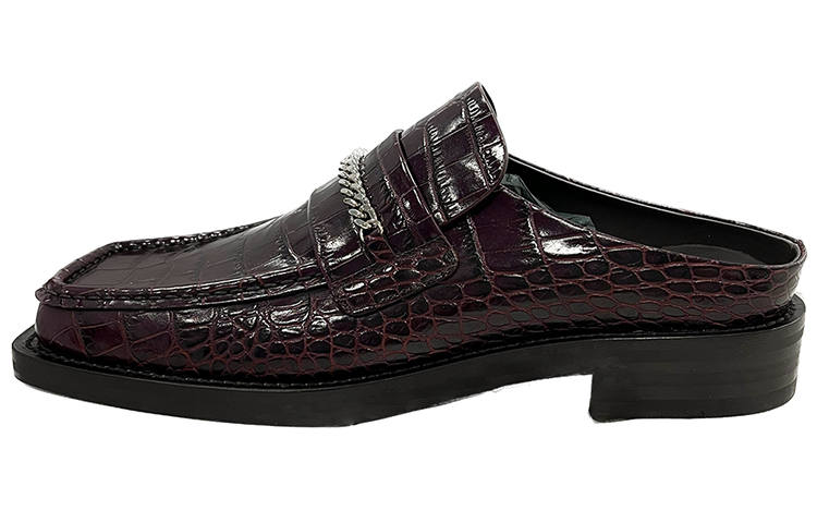 Martine Rose Closed Toe Slippers Men's Red Black