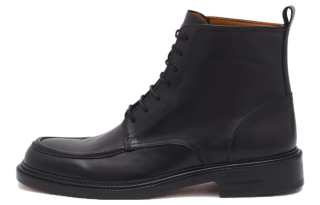 Maison Kitsune Maison Kitsuné Lace-up Leather Boots