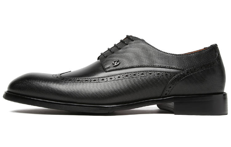 S.T.Dupont S. T.DUPONT Top Grain Cow Leather Dress Shoes Men's