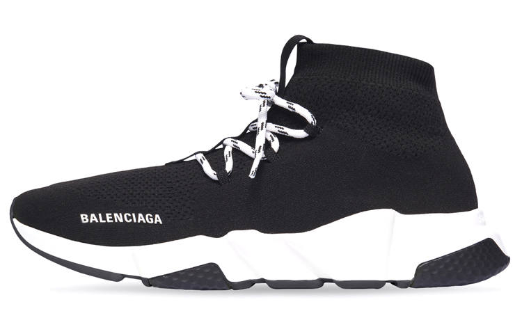 Balenciaga Speed Lace Up Black