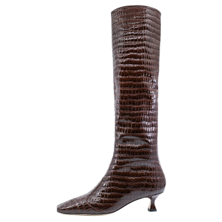 STUDIO AMELIA MAVERICK Knee high Boots 5CM Women's Brown