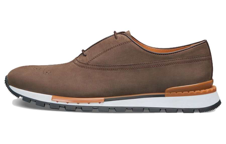BERLUTI Fast Track Leather Low top Casual Shoes Men's Brown