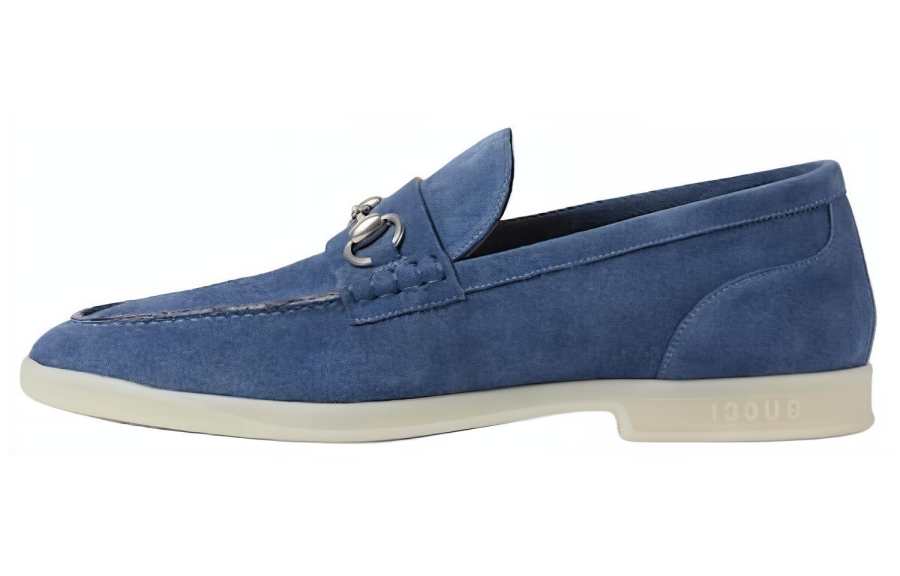 GUCCI GUCCI Loafers Men's Blue