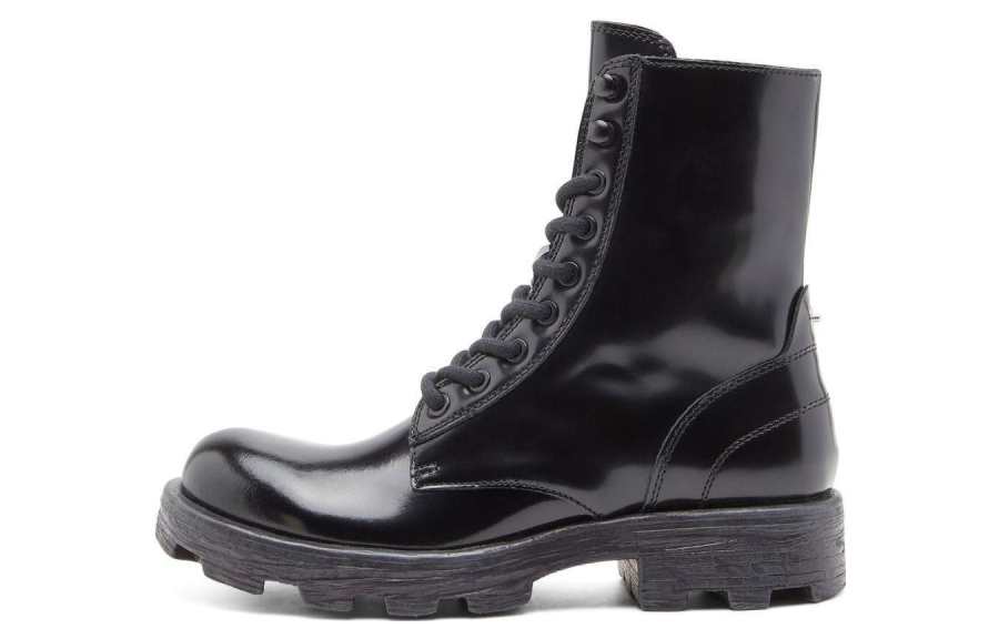 DIESEL DIESEL D-Hammer W Lace-up Leather Boots