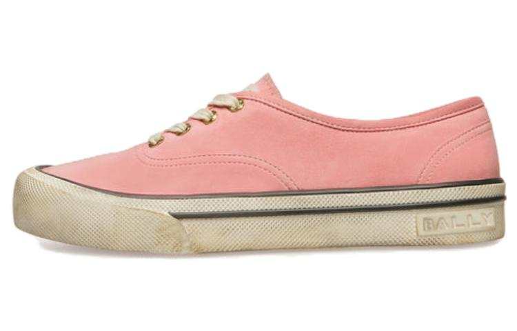 BALLY Santa Ana Leather Low top Skateboard Shoes Women's Pink