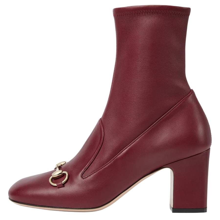 Gucci Wmns Horsebit Ankle Bootie 'Rosso Ancora' Women's