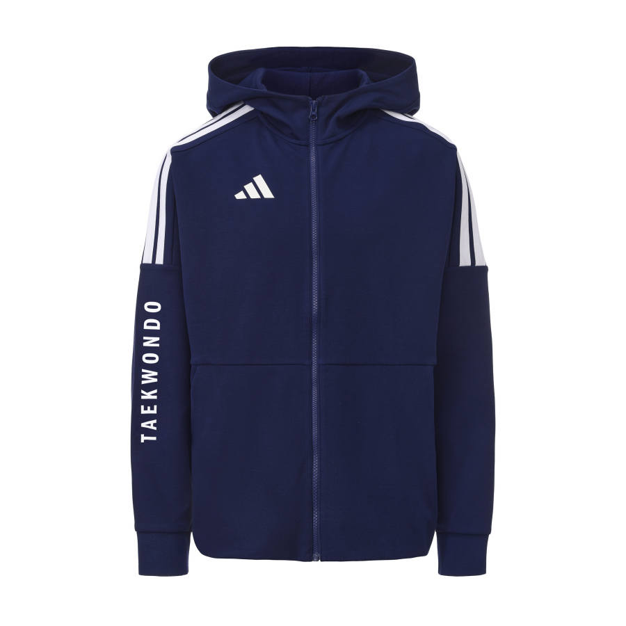Adidas Adidas Hooded Jacket Unisex Navy Blue