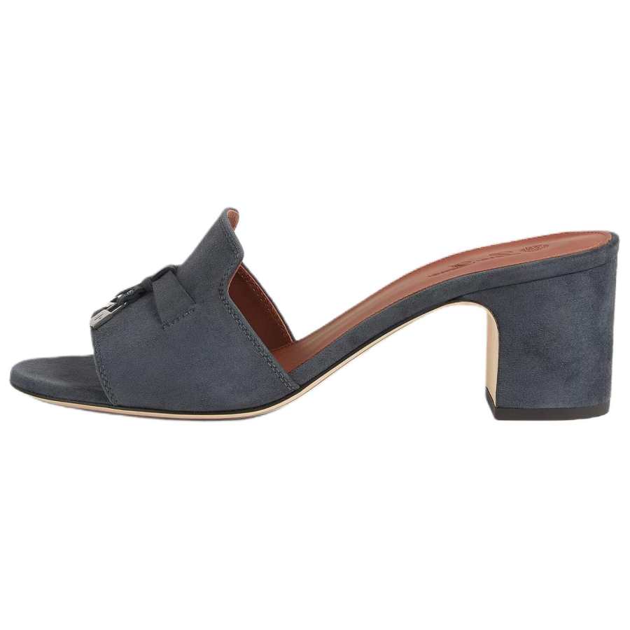 Loro Piana Slide Slippers Women's Blue