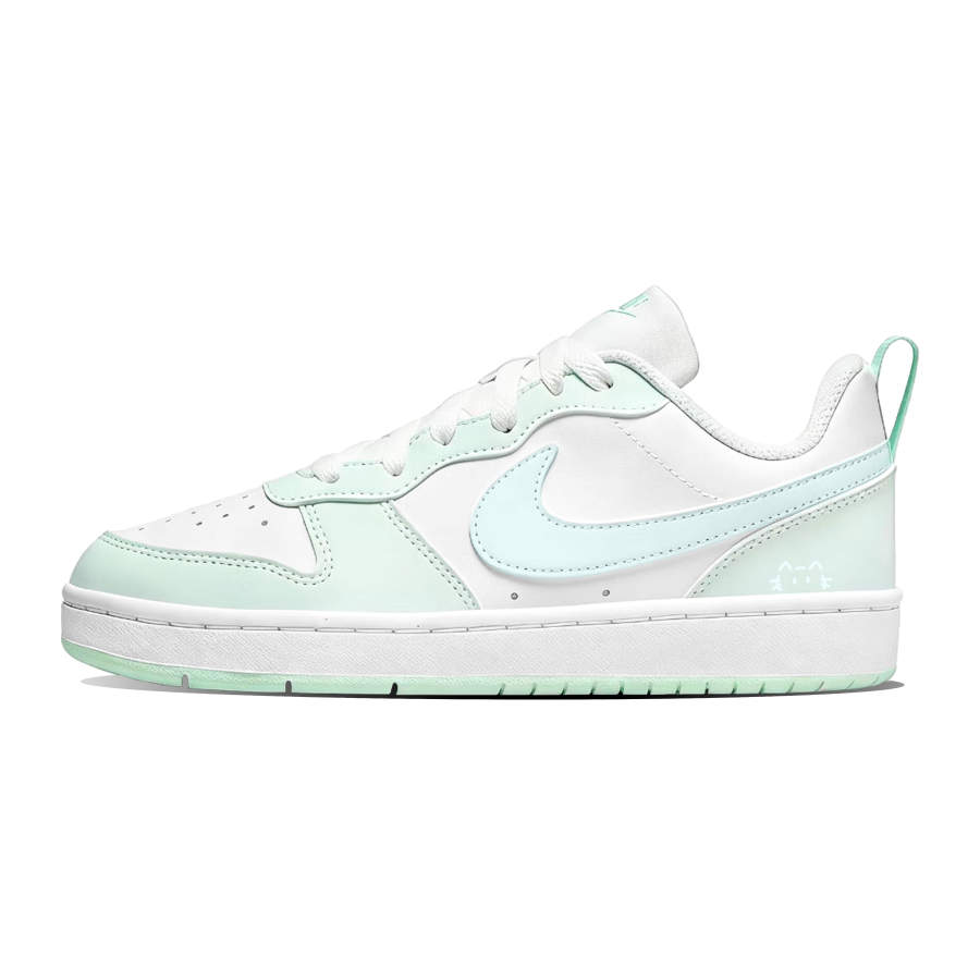 Nike Nike Court Borough Catnip Lightweight Slip Resistant Lightweight Anti Slip Low top Skateboard Shoes Women's Cyan