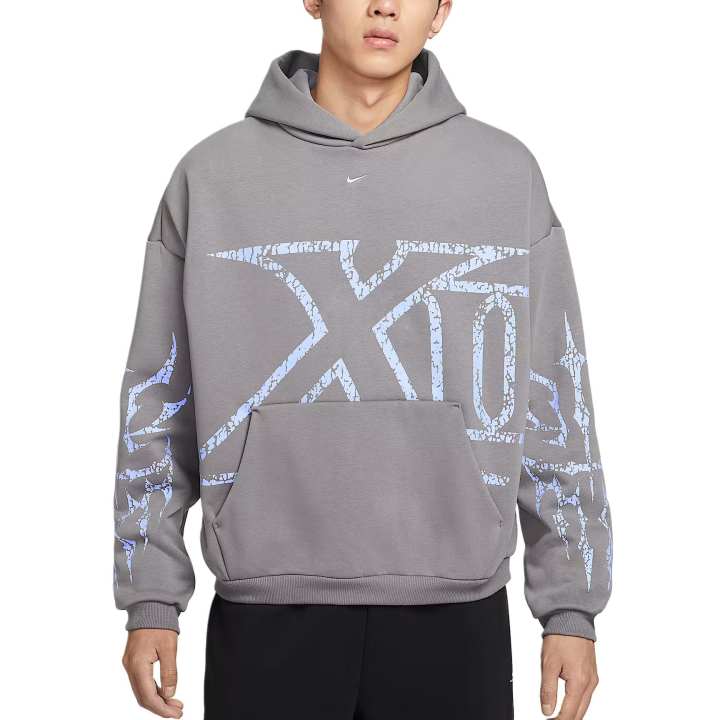 Nike Nike Therma FIT FW25 Ja STANDARD ISSUE Morant, Fleece Lined Thermal Loose Fit Hooded Long Sleeved Sweatshirt Men's