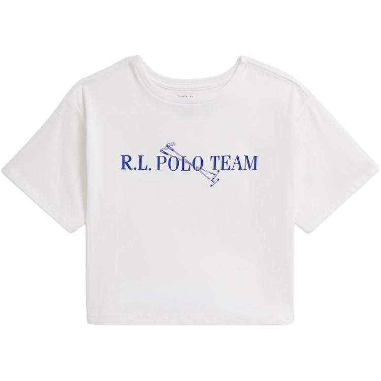 Polo Ralph Lauren T Shirt SS26 White Teenagers