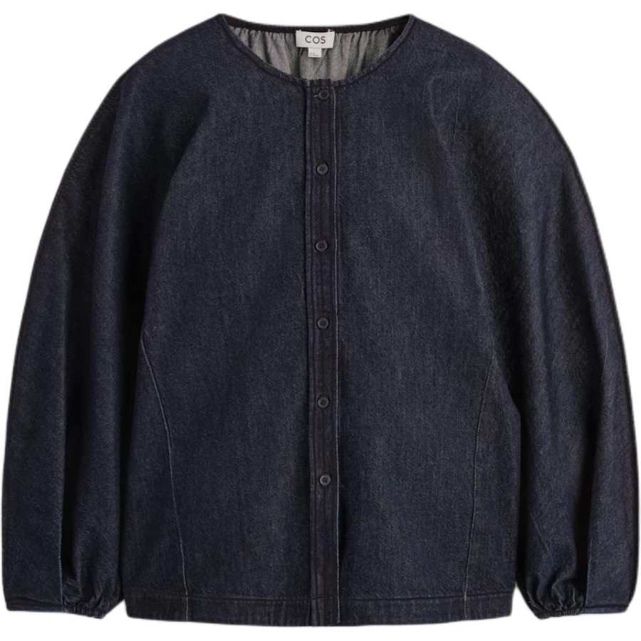 COS Jackets Women's Indigo Crew Neck Moderate Other