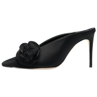 Victoria Beckham Closed Toe Slippers 9cm Women's Black