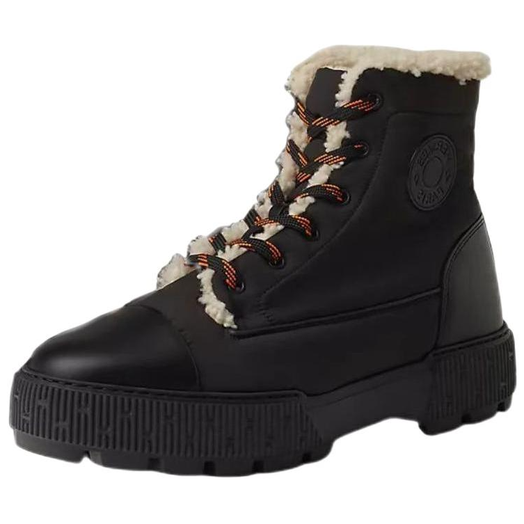 HERMES HERMES Fresh Ankle Boots Men's Black
