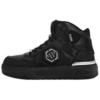 PHILIPP PLEIN Hi Top SK8R High top Skateboard Shoes Unisex Black