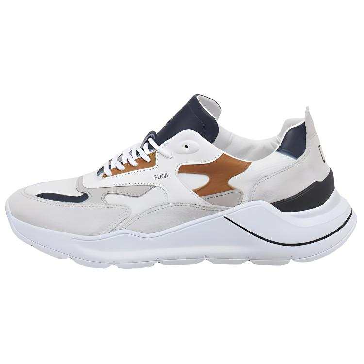 D.A.T.E. D.A.T.E Leather Low top Casual Shoes Men's White