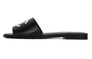 CHANEL Slide Slippers Women's Black