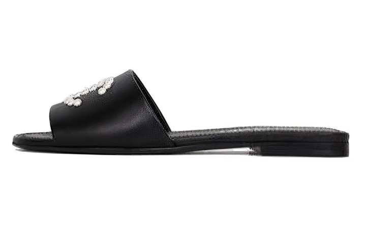 CHANEL CHANEL Slide Slippers Women's Black