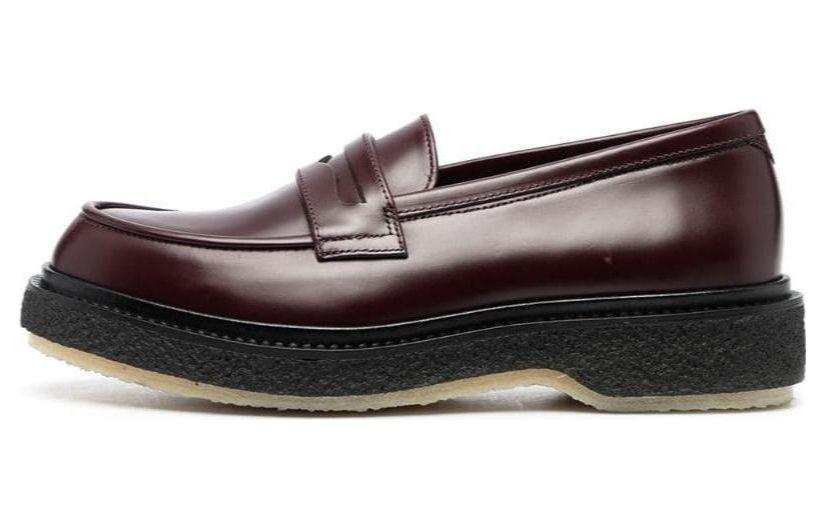 ADIEU PAIRS Minimalist Fashion Loafers Women's Red