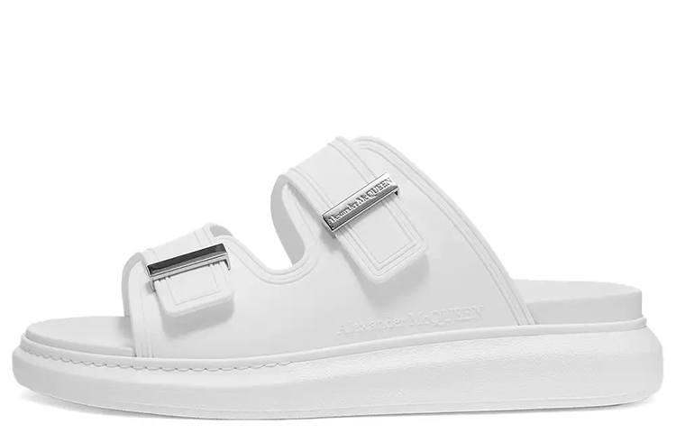 Alexander McQueen Hybrid Quick Dry Quick Dry Slide Slippers Men's White