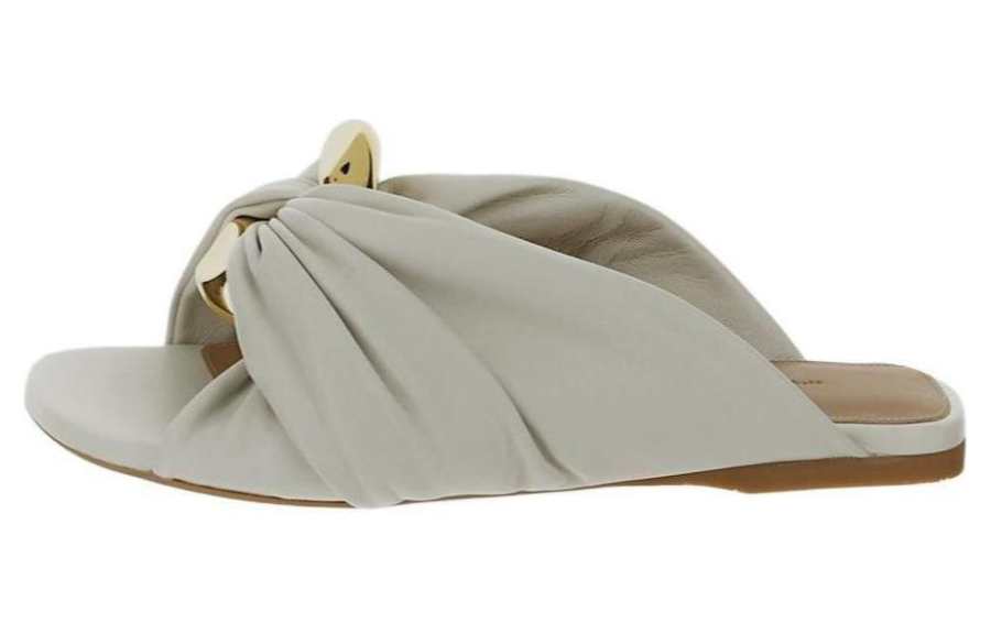 JW Anderson Slide Slippers Women's White Gold