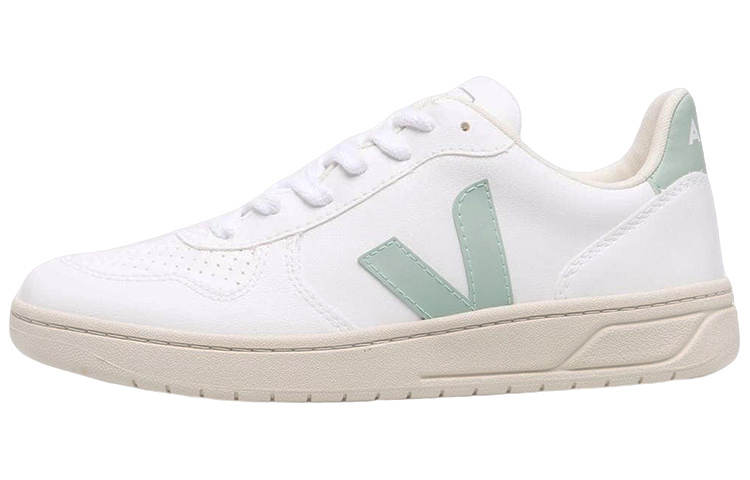 VEJA VEJA V 10 Lace Up 'White Matcha'
