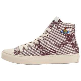 Vivienne Westwood Plimsoll High top Canvas Shoes Women's Fuchsia