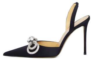 MACH & MACH Slim Heel High Heels Women's Black