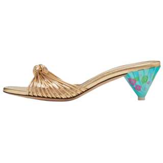 Kate Spade Slide Slippers 5cm Women's Gold