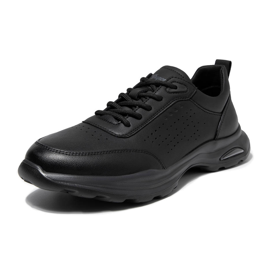 S.T.Dupont S. T.DUPONT Leather Low top Casual Shoes Men's Black/White