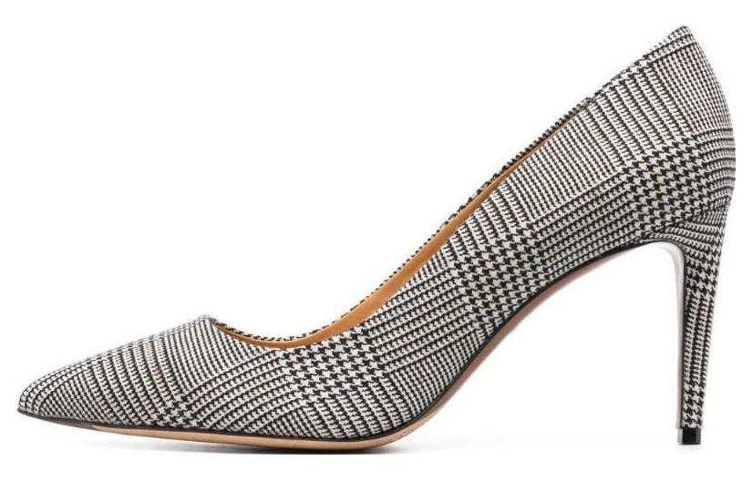 Ralph Lauren Collection Slim Heel High Heels 9cm Women's Black White