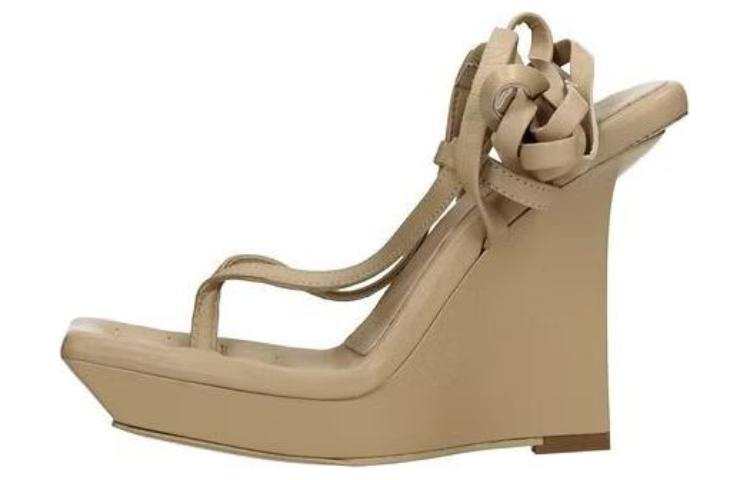 GIA BORGHINI ROSIE One Strap Sandals Women's Beige
