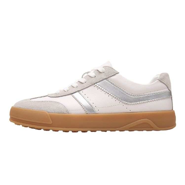 S.T.Dupont S. T.DUPONT Skateboard Shoes Men's White Gray